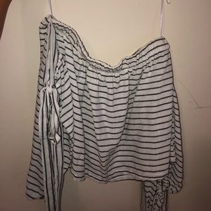 Tube top, princess sleeves